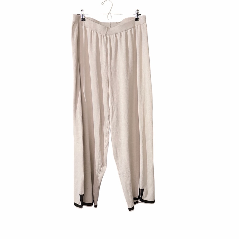 Ekouaer Cream‎ Wide-Leg Pants